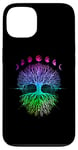 iPhone 13 Phases of the Moon Tree of Life Mystical Zen Yoga Meditation Case