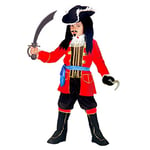 WIDMANN - Costume de pirate capitaine, flibustier, costume de carnaval pour enfants, Carnaval