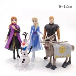 5st Frozen Princess Cake Toppers Elsa Olaf Anna Set Disney Toy Topper