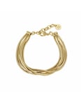 Bud to Rose Armband Freya 5 row bracelet guld -