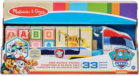 Melissa & Doug PAW Patrol Toy Truck with Alphabet & Number Wooden Brand New