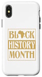 Coque pour iPhone X/XS Black History months Black Power Fist Pride African American