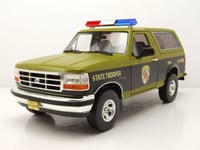 Ford BRONCO Maryland State Police K-9 Patrouille 1996 Modèle 1:18 Greenlight