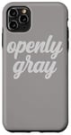 Coque pour iPhone 11 Pro Max Cheveux gris gris argenté pour vieillissement