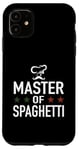 Coque pour iPhone 11 Master of Spaghetti Carbonara – Chapeau de chef de cuisine amusant Italie