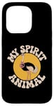 Coque pour iPhone 15 Pro Citation drôle d'autruche est mon esprit animal citations drôles d'autruche