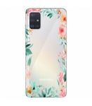 Coque Galaxy S20 PLUS Fleur 15 Pastel Tropical Transparente