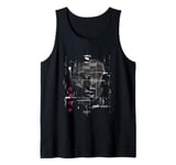 Squid Game Front Man Mask Art Light Print Tank Top