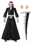 Bandai - Anime Heroes - Bleach - Figurine Anime Heroes 17 cm - Abarai Renji - Licence Officielle Bleach - Figurine d'action articulée Renji - 36972