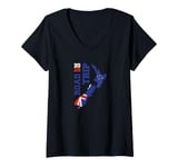 Womens Road Trip New Zealand 2025 Outfit | V-Neck T-Shirt