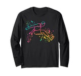 Long Jumper Colorsplash Long Jumping Kids Long Jump Long Sleeve T-Shirt