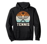 Tennis Player Sports Racket Game Retro Vintage Pullover Hoodie