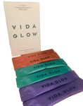 Vida Glow Natural Marine Collagen Drinks 6 Sachets Original, Peach & Blueberry