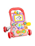 Huanger HE0811 interactive educational baby walker (pink)