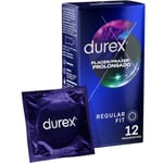 Preservatifs Retardateurs Durex 12 Pièces Plaisir Prolongée Trasparents