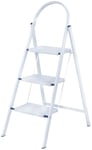 Werner 3 Tread White Stepstool