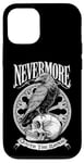 Coque pour iPhone 12/12 Pro Nevermore Quoth The Raven Gothic Edgar Allan Poe