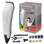 Remington HC5035 Corded Colour Cut 16 PC Hair Clipper Grooming Kit - NEW