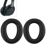 Ørepuder til hovedtelefoner, erstatning, 1 par, til Sony MDR-1000X / WH-1000XM3 - Sort