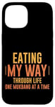 Coque pour iPhone 15 Eating My Way Through Life One Mukbang At A Time