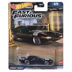 Hot Wheels Fast and Furious Die Cast Model Car '71 Plymouth GTX - Échelle 1/64 Longueur 7cm