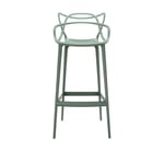 Kartell - Masters Stool 5868 - Sage - Barstolar - Philippe Starck - Grön - Plast