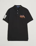 Polo Ralph Lauren Custom Slim Fit Match Club Polo Black