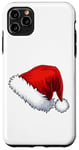 Coque pour iPhone 11 Pro Max Chapeau Père Noël Père Noël Dessin animé