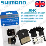 Shimano J04C Metal Cooling Fins Ice-Tech Disc Brake Pads for XT XTR SLX Deore UK