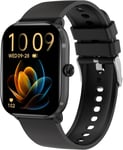 Montre Connectée Femme Homme Avec Appel Bluetooth, 1.95"" Hd Smartwatch Avec Podometre Sommeil, Compatible Avec Iphone Samsung Android, Noir