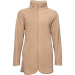 Fleecejacka Sherpa Dam Lång modell Beige - BEIGE, S