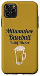 Coque pour iPhone 11 Pro Max Milwaukee Baseball Bière et Sports