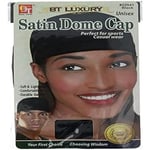 Beauty Town 22041 Luxury Satin Dome Cap Unisexe Noir Taille Unique