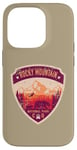 Coque pour iPhone 14 Pro Rocky Mountain National Park Colorado Design vieilli