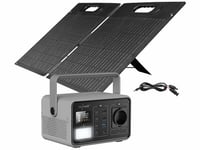 Kit panneau solaire 50 W avec batterie HSG-640 et câble