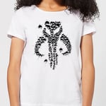 The Mandalorian Blaster Skull Women's T-Shirt - White - S