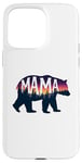 iPhone 15 Pro Max MAMA BEAR Women Scenic Christmas Pajama Family Mom Gift Case