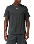 Reebok Men's Workout Ready Melange T-Shirt, Night Black, XS