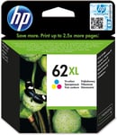 Genuine HP 62XL Tri-Colour Ink Cartridge C2P07AE - Brand New