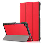 Uniquement pour Huawei Mediapad M5 Lite 8.0 M5 Cover, Anti-Scratch Magnetic Tablet Cover, Cover avec Fonction Stylet (Big Red)
