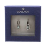 Swarovski Silver Earrings Blue Sparkling Dance Ladies Jewellery - NEW GENUINE