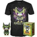 Funko Pop & Tee: Dbz  Perfect Cell  L - Neuf