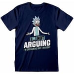 T-shirt Rick And Morty  Not Arguing