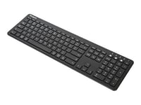 Targus Full-Size Multi-Device - Clavier - antimicrobienne - sans fil - Bluetooth 5.1 - Allemand - noir