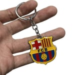 Gos- Football team emblem coloured alloy keychain Barcelona