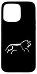 Coque pour iPhone 15 Pro Max White Horse Hill Cheval à craie