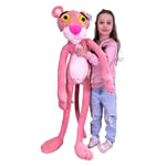 Peluche Panthère Rose 120Cm Géant Doux Plush Taille XXL Panthère Rose Originale