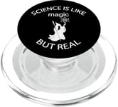 Science is like magic but real funny scientific science PopSockets PopGrip for MagSafe