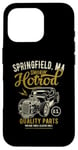 Coque pour iPhone 16 Pro Springfield MA USA Hotrod Voiture vintage vieilli