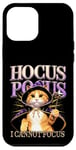 iPhone 12 Pro Max Hocus Pocus I Cannot Focus Funny Cat Design Case